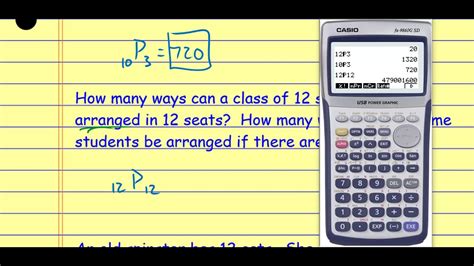 Possible Combinations Calculator.